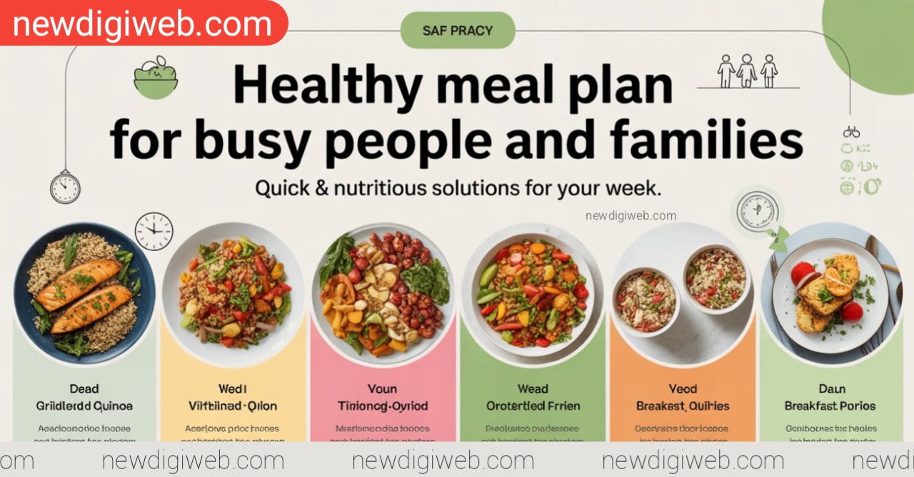 Healthy Meal Plan For Busy People & Families