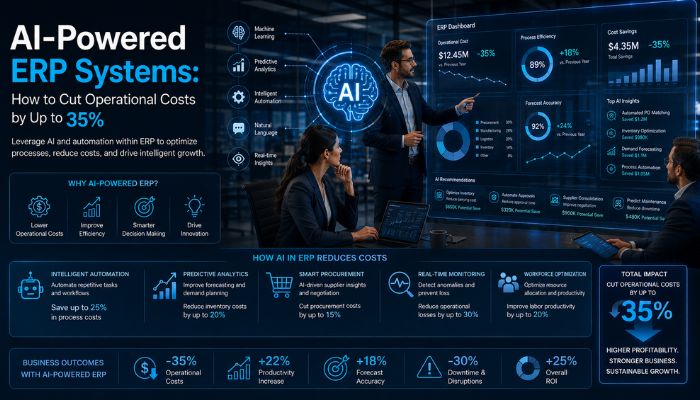 AI-Powered ERP Systems: How to Cut Operational Costs by Up to 35%