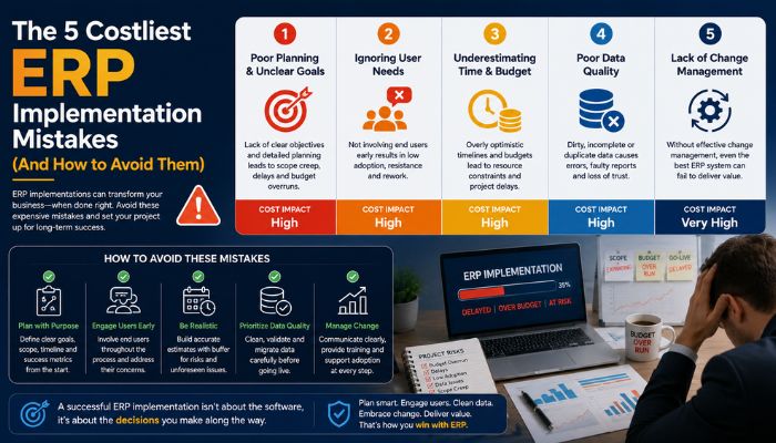 The 5 Costliest ERP Implementation Mistakes