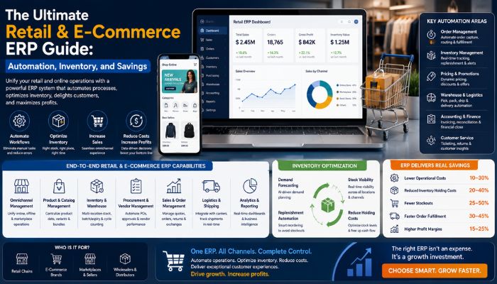 The Ultimate Retail & E-Commerce ERP Guide